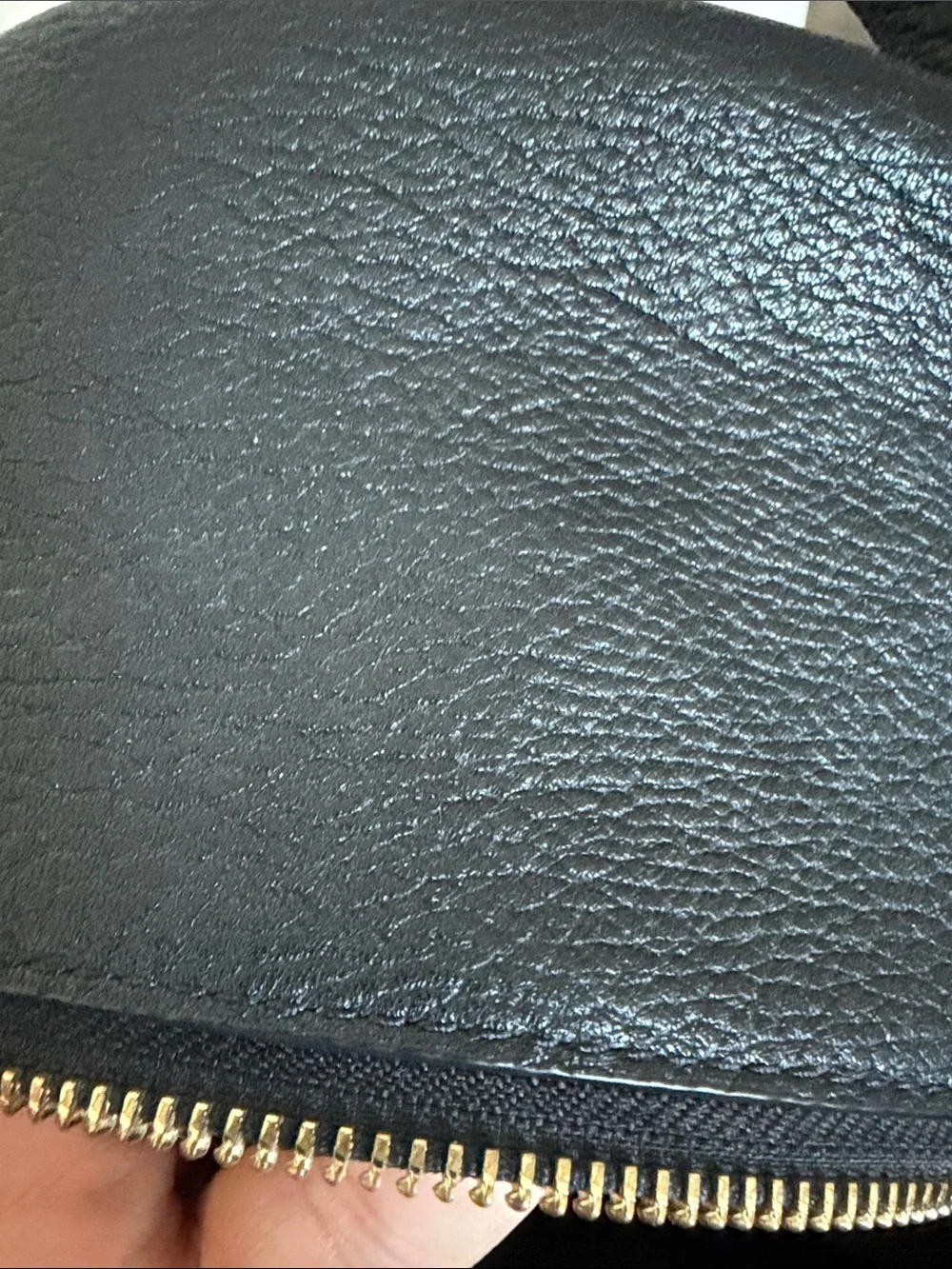 kate spade Black Pebbled Leather Mini Backpack with Gold Hardware